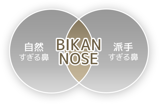 BIKAN NOSE 派手すぎる鼻 自然すぎる鼻
